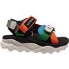 FLOWER MOUNTAIN SANDALO NAZCA COLORE NAVY-ORANGE NUMERAZIONE DAL 23 AL 35 .SANDALO BAMBINO RAGAZZO BY NATURINO (numeric_26)