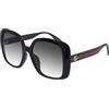 Gucci Occhiali da sole per donna Gucci GG 0714 SA- 001 Nero/Grigio Verde