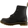 Dr. Martens 8 Eye Boot, Stivaletti Donna, Nero(Black Nappa), 40 EU