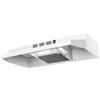 SNDOAS Cappa da cucina da 76,2 cm, convertibile senza canalizzazione, cappa da cucina in acciaio inox con luce LED, cappa sotto armadio con ventola di scarico a 2 velocità, bianco