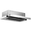 Wiggo WE-E632ER(X) Cappa aspirante a schermo piatto - Acciaio inossidabile - 60 cm