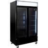 GastroHero Frigorifero per bevande ECO 1000 con ante a ribalta e luce