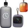 Generic Asciugatrice portatile - Formato da viaggio compatto, mini asciugatrici per indumenti con sacca di asciugatura, piccola asciugatrice elettrica pieghevole per viaggi/camper/casa/appartamento,Grigio