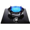 YINMAN Fornello A Gas 1 Fuoco, Fornello In Rame Fuso Con Vetro Temperato Da 5,2 KW, Fornello Di Conversione NG/GPL, Desktop/doppio Uso Integrato, Regolazione Multi-velocità E Protezione Antincendio(LPG)