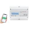 STRAFBRG Contatore di energia intelligente Contatore di energia trifase 1P 230V Zigbee TuYa 80A Misuratore di potenza intelligente su guida Din for Protezione da perdite da sottotensione