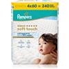 Pampers Aqua Soft Touch 4x60 pz