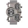 Oulm Orologio da polso militare di sport dell'esercito del quarzo di tre volte dell'esposizione