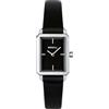 Breil Orologio DONNA CARRÉ quadrante MONO-COLORE NERO movimento SOLO TEMPO - 2 LANCETTE QUARZO e CINTURINO PELLE NERO TW2025