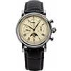 NC Sugess Meccanico Degli Uomini Orologio Gabbiano Movimento ST1908 Cronografo Vintage Moonphase Orologio Da Polso Cinturino In Vera Pelle Impermeabile 50ATM,