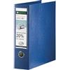 Leitz Raccoglitore con meccanismo a leva 180° e con custodia, Formato protocollo, Cartone rivestito in polipropilene, Dorso 8 cm, Blu, 390765050