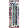 SANTORO safta -Set 4 portamine Gorjuss Fairground Carousel 7,8 x 20,6 x 1,2 cm, multicolore (1125GJ01)