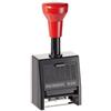 Reiner - Timbro autoinchiostrante B6K, montatura in plastica, 4,5 mm, colore: Nero
