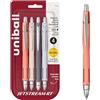 Uni-Ball Jetstream RT - Penne selezionate dal NY Times Wirecutter come la migliore penna per oltre un decennio - Confezione da 4 penne nere a punta fine, 0,7 mm - Per la scuola
