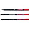 BIC - fineliner Intensity - Pennarello punta fine 0,4 mm PTE baguée metallo sottile Colori vivaci - Rosso penne feltro