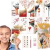 Generic Set di segnalibri, ad, kit di segnalibri, accessori decorativi per studenti, bambini, donne, amici