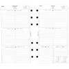 NOTABENE Ricambio Agenda Anelli Datato 2026 Settimanale Orizzontale 17x9,5 Executive,Personal Greenwitch AES10