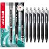 uni-ball Jetstream Sport SXN-150S - Penna a sfera retrattile, 1,0 mm, inchiostro nero, confezione da 6, in confezione regalo