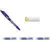 FRIXION Pilot Ball - Set di 3 Cartucce Blu + Penna Blu Sfera + Gomma Remover