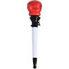 Cremlank Penna a sfera a forma di guantone da boxe, rimbalzo, decompressione, scrittura liscia, in gel con divertente cancelleria, forniture per ufficio, rosso e bianco