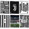 7even Set 5 Quadernoni Compatibili con Juve a Righe 1R Carta 100gr con +30% Fogli Scuole Medie e Superiori