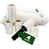 Plastisak S.r.l. Plastisak - Pellicola Imballaggio Trasparente H 12,5 cm, Cellophane Estensibile Versatile per Pallet, Imballaggi e Copertura Igienica - Kit da 4 Rotoli e Manico Ergonomico