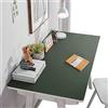 CIEEIN CIEHT PU Sottomano per Scrivania Tappetino da tavolo Tovaglia Impermeabile e facile da pulire Verde scuro Spessore 2mm 90 * 180cm