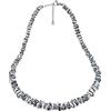 ParticolarModa Collana nodini intrecciati regolabile per donna 6 mm | Lunghezza personalizzata, Leggero, Alluminio Anodizzato, Acciaio inossidabile, Anellini lucidi