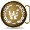Aokizkdzsw Personalized Classic Western Belt Buckle for Men & Women | Custom Engraved Rodeo Belt Buckle for Cowboy & Cowgirl Vintage Gift (AO-Western Belt6)