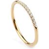 Elegant Jewel Box - Takis Pavlopoulos & Elegant jewel box Women Dainty diamond ring in solid Gold 9k,14k & 18k, Black or white diamond Midi ring, Knuckle delicate band, Unique gift, 1.2mm