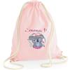 Handmade Sacca Zainetto in 100% cotone Personalizzabile con Nome e Disegno; Sacca asilo personalizzata; Scuola; Palestra; Zaino