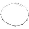 Handmade Collana Girocollo Cristalli Sfaccettati in Ematite e Pepite in Ematite | Pepite e Cristalli Sfaccettati in Ematite Sintetica, Collana Girocollo da Donna