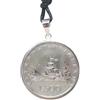 Generic Ciondolo in Argento 925 con 500 Lire d'Argento serie Caravelle - Pendente con Girocollo -