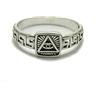 Empress Jewelry Anello da uomo in argento 925 Occhio della provvidenza R001784