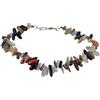 Generico collana corta multicolor pietre dure varie boho chic hippie regalo amica bohemian