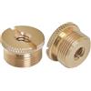 LUORNG 2PCS 1/4 femmina a 5/8-27 maschio filettato adattatore vite in ottone filettato fine per supporto microfono supporto treppiede adattatore livello laser