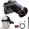 Wurapl Monocolo per visione notturna 4K per adulti - Dispositivo di visione notturna digitale a infrarossi con sensore Starlight, luminosità IR a 7 livelli, zoom digitale 8× per caccia, sicurezza, fauna