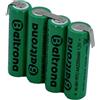 Beltrona RTU4AAZ - Batteria a batteria 4 x bande di saldatura a Z NiMH 4,8 V 2200 mAh