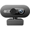 TIEOAXFT Webcam 4K Full HD 2K 1080P for PC, nuova mini webcam con microfono, telecamera USB messa a fuoco automatica for computer portatile(720P)