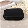 Xiuganpo 5 Colori Custodia Digitale Organizer per Gadget Custodia per Cuffie Portatile Cavo Dati Disco U Pelle PU Robusta Impermeabile Blu Scuro Leggero per Viaggi in Ufficio (BLACK)