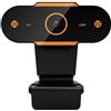 Generic HD Webcam - Telecamera HD per PC, Webcam portatile | Plug & Riproduci miinnii Webcam con messa a fuoco automatica, grandangolare per videochiamate, streaming e riunioni