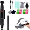 Vuggdt Kit di pulizia per obiettivo della fotocamera, panno multifunzionale in microfibra per VR, facile da pulire, professionale per occhiali, panno in microfibra per cuffie Rift S, AR, VR