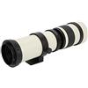 TYCIONG Teleobiettivo 28×9×9 con Messa a Fuoco Manuale Completa per Fotocamere con Attacco EF-S, Bianco 420.800 Mm, Apertura F 8.316, per la Fotografia Professionale