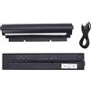 Fockety Stampante Portatile, Stampante Termica Wireless per Tablet, Telefono Portatile con Risoluzione 300 DPI, Supporta Carta Termica da 8,5x11 Pollici da Lettera 2 a 8,5 Pollici di (BLACK)