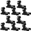 LALAFINA 10pezzi Supporto Per Body Cam Morsetto Adattatore Per Dash Cam e Telecamera Supporto Auto Fibbia J-hook e Superficie Verticale Accessori Viti Extra Lunghe Testa Zigrinata
