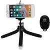 KOMBIUDA Treppiede per Macchina Fotografica in Acciaio Inox Supporto per Telefono, Set da Tavolo Portatile Spugna Antiscivolo, per Fotografia Stabile e Uso Smartphone e Reflex