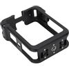 Jiawu Gabbia di Espansione per Action Cam con Design Ad Accesso Conveniente per 360 con Slot Batteria Aperto e Posizione Scheda di Memoria