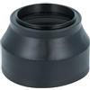 vhbw Paraluce compatibile con Pentax smc FA 43 mm 1.9 Limited Edition 49 mm obiettivo fotocamera nero, gomma, rotondo, 7,4 cm