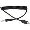 TOPINCN Cavo Otturatore Durevole RM-VPR1 S2 per Fotocamere - Cavo a Spirale Estensibile per Serie A7/A9 - per Apparecchiature di Controllo Remoto (3,5 mm-S2#01)