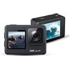 DIGNIFE Action Camera, Anti-shake 4K 60fps WiFi esterna macchina fotografica di azione 4K, impermeabile Pro Touch Dual Screen, 2 4MP170D Macchina fotografica del casco di registrazione video(No Remote Control