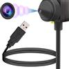 Asixxsix Webcam per contattos Visivo, Fotocamera Web Eye-to-HD USB con Microfono Integrato per la Riduzione del Rumore, Webcam per Schermo Centrale, Cam Centrale per Schermo Centrale